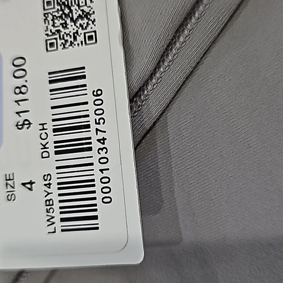 *NWT Lululemon Wunder Under Pant (High-Rise) *Tech Mesh 28" Dark Chrome Size 4 - Picture 4 of 9